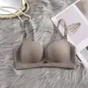 Ropa interior fina estilo japonés de Kapok hueco y ligero, sin marcas, para realzar el busto pequeño, sujetador superior para niña con aros ajustables sin acero