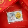 Pegatinas para Teléfono con Oro de 999, Láminas de Oro Princess Get Rich, Imanes para Refrigerador de Riqueza, Tarjetas de Oro Tesoro, Regalos Personalizados