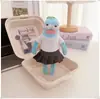 Colgantes de peces geniales, peces flácidos, peces que yacen planos de los residentes de Fondo de Bikini, accesorios para llaveros, chales de Navidad