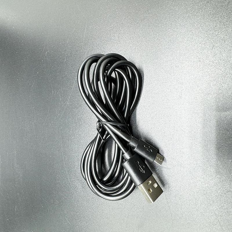 环保0.5米黑白色microUSB安卓充电线80cmUSB转迈克V8安卓数据线2A /><br class=