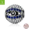 Europeu e americano personalizado olho de Nazar-925 acessórios de prata diy requintado contas soltas pulseira jóias acessórios