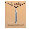Nuevo Producto en Stock Amazon Collar Colgante de Meditación Mindfulness de Giro Roscado Silbato de Acero de Titanio para Ajustar la Respiración y Aliviar el Estrés