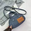 Bolso de Mano Mini de Mezclilla Nuevo y de Moda para Niñas, Bolso Cruzado de Hombro Moderno y Lindo para Salidas de Verano