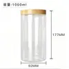 Botellas de Plástico Personalizadas de Boca Ancha Transparentes PET Multimodelo Frascos de Plástico Botellas para Cremas Envases para Productos de Cuidado de la Piel Mascarilla Crema Facial