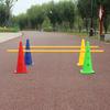 Equipamento de treinamento de futebol com furo quadrado pequeno obstáculo quadro sinal barra sinal barril barra barra de obstáculos equipamento auxiliar de basquete