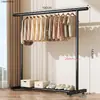 Arara de chão para quarto de casa, arara simples para pendurar roupas, varal espessado para varanda, arara móvel para ambientes internos