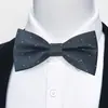 Estoque Pronto do Fabricante Gravata Borboleta Jacquard Formal Masculina para Negócios, Casamento, Festa, Gravata Borboleta Floral de Poliéster em Forma de Seta