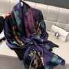 Bufanda de Seda Brocada Estilo Nuevo 2025 para Mujer, Primavera y Otoño, Elegante Versión Coreana, Bufanda de Seda Versátil de Hangzhou y Chal