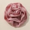 Ambiente de Lujo Accesible Retro Tela de Seda Brillante Rizada Rosa DIY Hecho a Mano Versátil Horquilla Accesorios para el Cabello Accesorios de Ropa