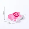 Novo produto transfronteiriço: paisagem em miniatura com acessórios de cápsula surpresa de tartaruga que brilha no escuro, decoração de aquário, enfeites DIY e pequenas figuras de mesa