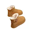 Botas de nieve para mujer con suela gruesa, nuevas de invierno 2026, cálidas, que aumentan la altura, forradas de felpa y con algodón engrosado
