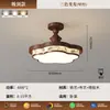 Lámpara de techo estilo japonés y chino nuevo para dormitorio y estudio, lámpara de tela de madera de nogal con estampado de loto, luminaria principal con estética de la dinastía Song