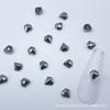 Acessórios Nail Art Celebridade da Internet Diamante Tiktok Mineral Preto Decorações de Diamante Irregulares Novos Acessórios de Diamante Luxuosos Ultrabrilhantes Strass Vintage