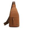 Bolsa de Peito Pano Lavado Casual Cor Simples Bolsa de Ombro Transversal Nova Mochila Nova Moda Bolsa de Cintura Bolsa Transversal Atacado