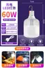 Lámpara de iluminación LED exterior recargable súper brillante y de larga duración para mercados nocturnos, puestos callejeros, cortes de luz en casa, bombilla de luz de emergencia para camping
