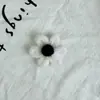 Nova Flor de Lã de Seis Pétalas Acessórios de Mohair Flor de Pelúcia DIY Decoração para Capa de Celular Pingente Acessórios para Roupas
