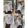 Cárdigan de punto amarillo abrigo de mujer otoño e invierno nuevo estilo top sin mangas capa exterior tacto suéter bordado top ajustado