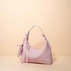 Bolso de Hombro para Mujer de Piel de Vaca de Capa Superior TOGO Bolso Tote Cruzado de Gran Capacidad Bolso de Mamá Empanadillas Bolso de Compras Simple y a la Moda