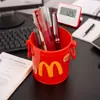 Portalápices Creativo Lindo de McDonald's, Decoración Retro de Alto Valor Elegante, Caja de Almacenamiento de Papelería de Escritorio para Estudiantes