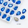 Dongzhou Cristal 8x12 Gota d'Água Pedrarias para Nail Art Super Brilhantes Coloridas Formato de Pera Corte de Alta Qualidade DIY Decorações para Unhas de Boneca