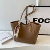 Bolso de gran capacidad para mujer, nuevo bolso de hombro tipo cartera para el trabajo, bolso de mano informal de alta gama que combina con todo, 2024