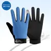 Luvas de Proteção Solar de Verão com Dois Dedos Livres para Homens e Mulheres, Finas, Respiráveis, Secagem Rápida, Antiderrapantes, Resistentes ao Desgaste, Luvas para Ciclismo ao Ar Livre em Estoque