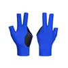 Guantes de Billar Empacados Individualmente Grado de Alta Gama Negros Transpirables Elásticos Sin Dedos Antideslizantes Seda de Hielo Privados de Tres Dedos Accesorios de Billar