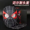 Sudadera con capucha de Spider-Man Máscara Eléctrica con Luz Intermitente Miles Halloween Cos Niño Sudadera Regalo Juguete