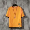 Camiseta de Manga Corta para Hombre de Verano Estilo Coreano Capa Interior Camisa Base Nueva Conjunto de Pareja Falso Camiseta Holgada de Moda