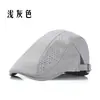 Gorra de malla de secado rápido para hombre, gorra de béisbol transpirable para protección solar en verano, boina estiliza-rostro, gorra de vendedor de periódicos, hecha a medida para hombre