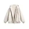 Chaqueta de Algodón Gruesa con Capucha Estilo Americano de Invierno Cattee para Hombre, Abrigo de Algodón de Cuero PU Cálido de Marca Retro de Moda para Pareja