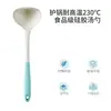Espátula de Silicona, Sartén Antiadherente para el Hogar, Espátula Especial para Cocinar, Cuchara para Arroz Resistente a Altas Temperaturas de Grado Alimenticio, Colador de Sopa, Juego de Utensilios de Cocina