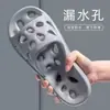 Nuevas zapatillas de casa de verano con fugas para el hogar, hombres y mujeres, con baño interior, amantes del baño, sandalias de suela suave, venta al por mayor