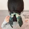 Diseño Único Estilo Pintura al Óleo Lazo para Cola de Caballo Pelo Recogido con Nudo para Mujeres para Atarse el Cabello Lazo para el Cabello Estilo Francés