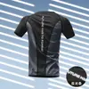 Camisetas de Seda de Hielo al por Mayor para Hombre, Tops Deportivos de Manga Corta Finos de Secado Rápido para Verano, Nuevas Camisas Transpirables de Media Manga para Correr
