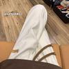 Pantalones deportivos finos y modernos para hombre, de primavera y verano, informales, holgados, rectos, de pierna ancha, estilo vintage de calle.