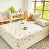 Sábana bajera impermeable tipo A, protector de colchón, colcha a prueba de polvo, cubre cama, protector de colchón Simmons, resistente a manchas y orina, sábana bajera transpirable, juego de 3 piezas