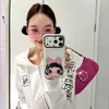 Funda de Teléfono Divertida Linda de Lunares Biyer Ilustración de Niña Pequeña 17 Aplicable 18 Pro Apple 18 Pro Max