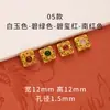 Retención de color fuerte accesorios dorados joyería diy método antiguo oro microincrustado circonita anillo de correr cuentas espaciadoras cuentas sueltas cuentas para pulsera con cuentas