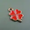 Suministros: Colgante de Carácter Doble Felicidad DIY, Accesorios para el Festival del Bote del Dragón, Piezas de Joyería Versátiles de Aleación de Zinc para Atraer Riqueza y Mejorar la Fortuna, Doble Felicidad Rojo Brillante