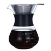 Cafeteira manual de vidro borossilicato em estoque atacado pote para compartilhar filtro conjunto de eletrodomésticos de café doméstico pote nuvem