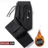 Pantalones de Chándal con Forro de Felpa para Hombre para Uso al Aire Libre, Nuevos Pantalones Casuales Elásticos de Otoño e Invierno, Joggers Cálidos Holgados de Tallas Grandes, Modernos