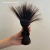 Grampo de cabelo de pena de galinha, fonte, rabo de cavalo alto, grampo de cabelo para exibição na parte de trás da cabeça, grampo de cabelo, peruca de meio cabelo, grampo de tubarão, acessórios para cabeça