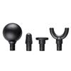 Acessórios de cabeça de massagem de pistola de fáscia Cabeça de metal Peças plásticas de cabeça de silicone ABS PP Neck Film Gun Bola de massagem de cabeça de substituição