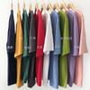 Playera de Manga Corta de Color Sólido Estudiante Femenina Color Caramelo Verano Estilo Coreano Suelta Top de Cinco Puntos Estilo bf Combinable Camiseta de Media Manga