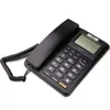 Teléfono Deli 773 para Uso Empresarial y Doméstico, Sin Batería, Gran Capacidad de Almacenamiento, Teléfono Fijo con Pantalla Plegable
