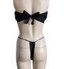 Conjunto de Sutiã e Calcinha Descartáveis de TNT Roupa Íntima Tanga Sauna SPA Salão de Beleza Sutiã com Faixa