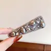 Pinzas BB de Cristal Lujo Ligero Pinzas Laterales para el Cabello con Pedrería Pinzas de Alta Gama para el Flequillo Pinzas para el Vello Rebelde de la Parte Posterior de la Cabeza Hechas a Mano Nuevo Estilo 2025