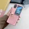 Capa de Celular Jingle oppofindn2flip Couro Estampado Find N3Flip Marca da Moda Capa de Couro de Alta Qualidade