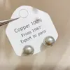 Pendientes Redondos de Alta Gama para Mujer, Personalidad de Nicho Retro Francés, Simples y Versátiles, Pendientes y Aretes de Moda